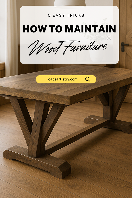 How to Maintain Wood Furniture