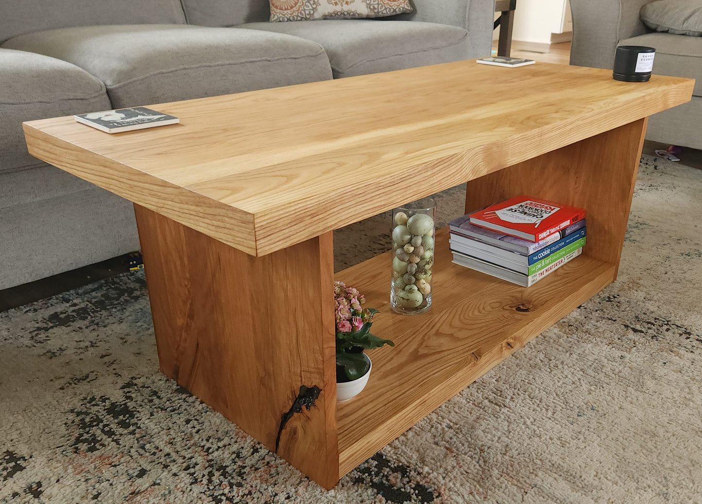 Modern Natural Cherry/Ash Coffee Table