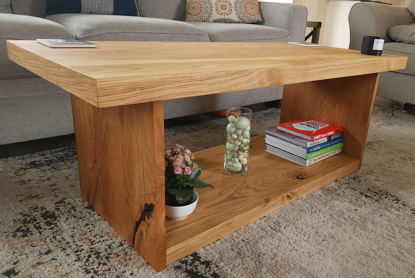 Modern Natural Cherry/Ash Coffee Table