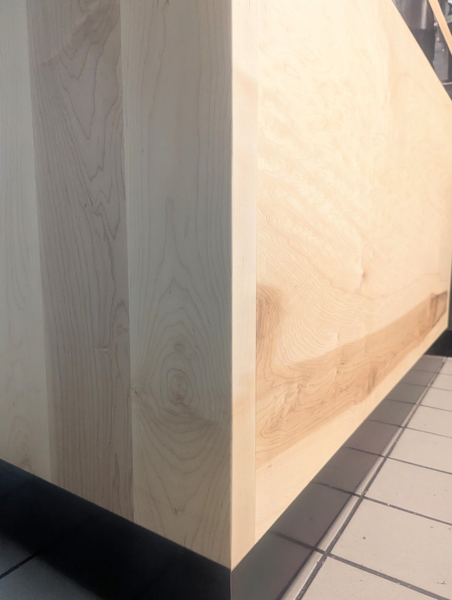 Custom Maple Counter & Concealment Unit