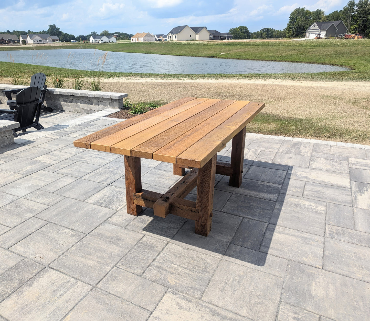 Outdoor Barnwood Patio Table
