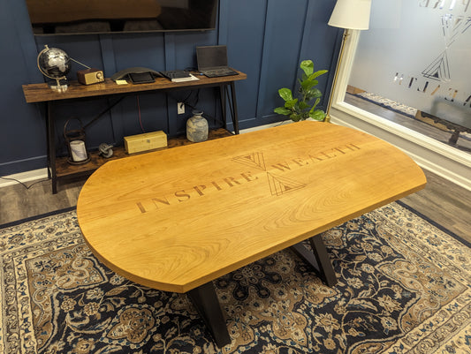 Inspired Wealth Cherry Conference Table