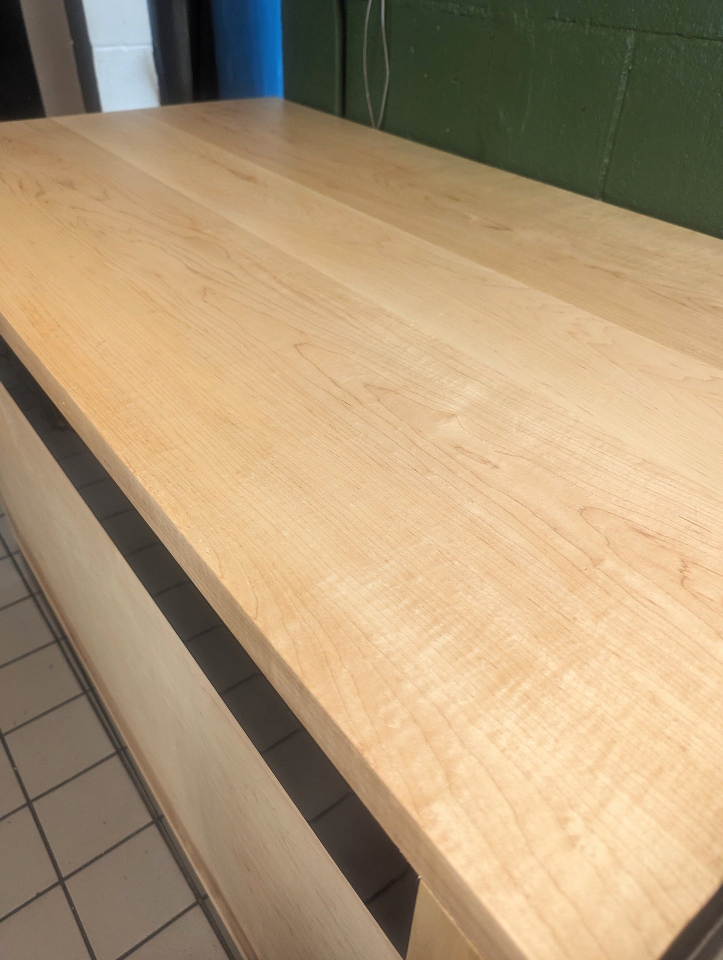Custom Maple Counter & Concealment Unit