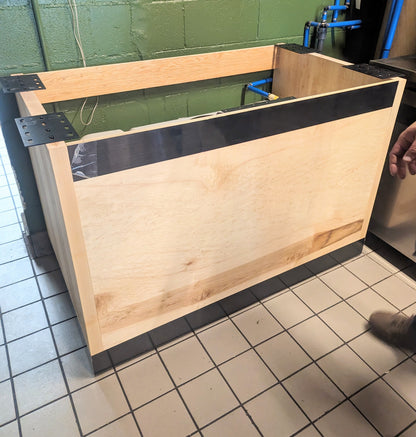 Custom Maple Counter & Concealment Unit