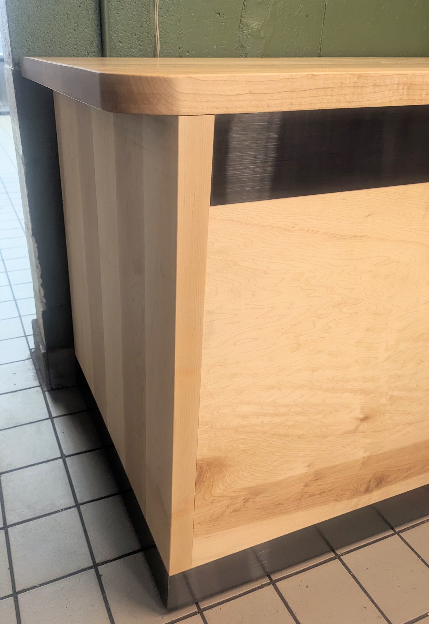 Custom Maple Counter & Concealment Unit