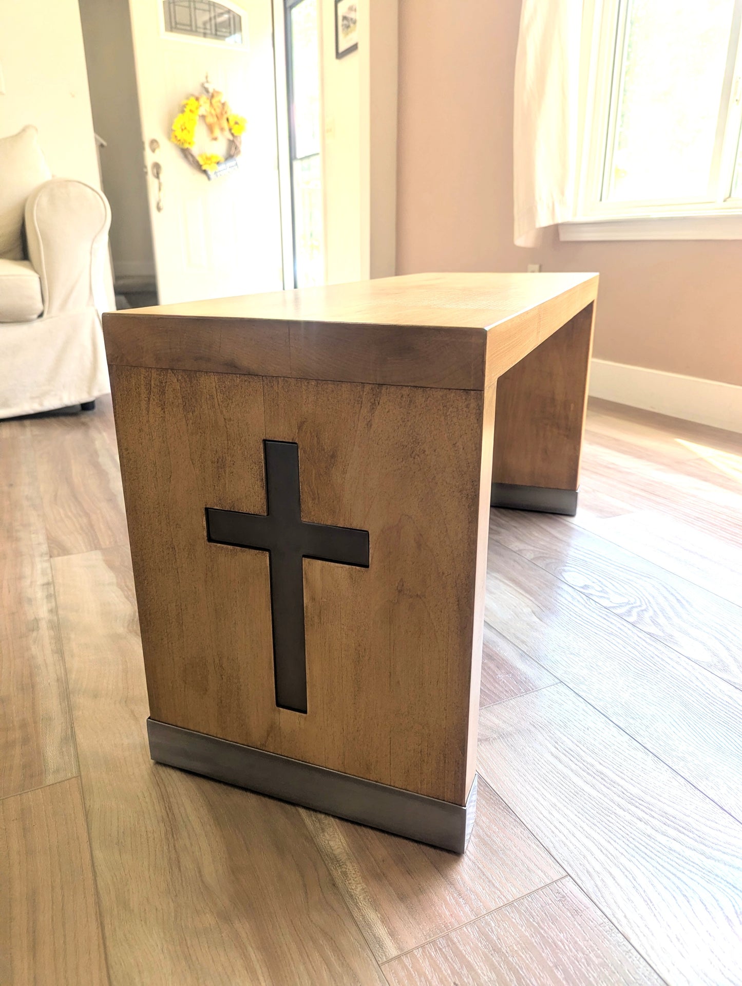 Modern Maple Hardwood Heirloom Bench