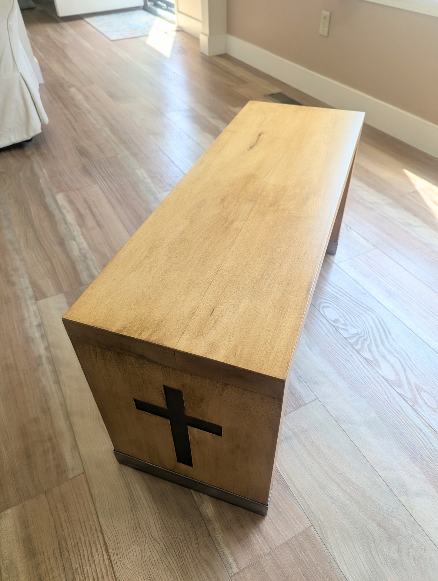 Modern Maple Hardwood Heirloom Bench