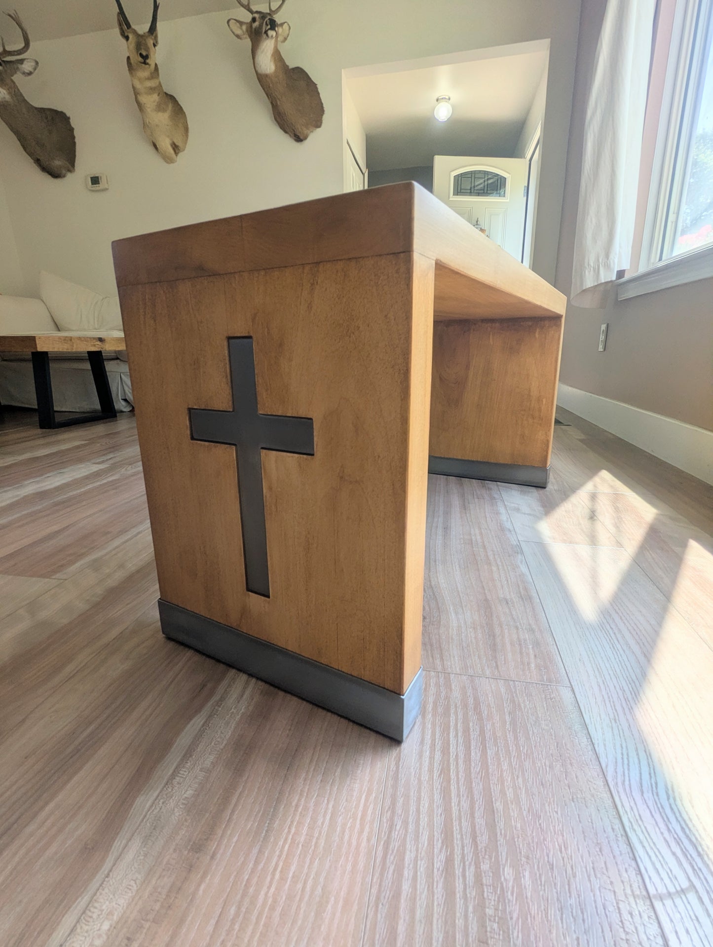 Modern Maple Hardwood Heirloom Bench