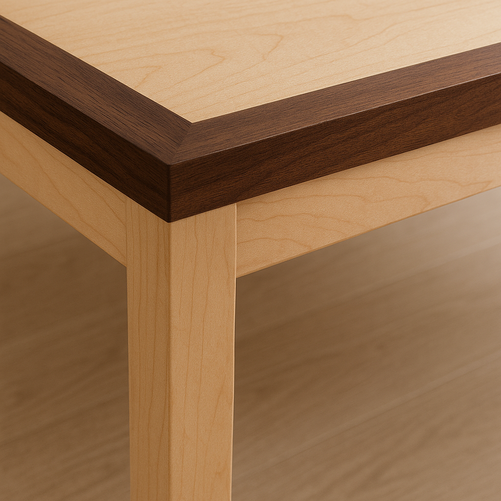 The Whitaker; Contemporary Maple & Walnut Coffee Table