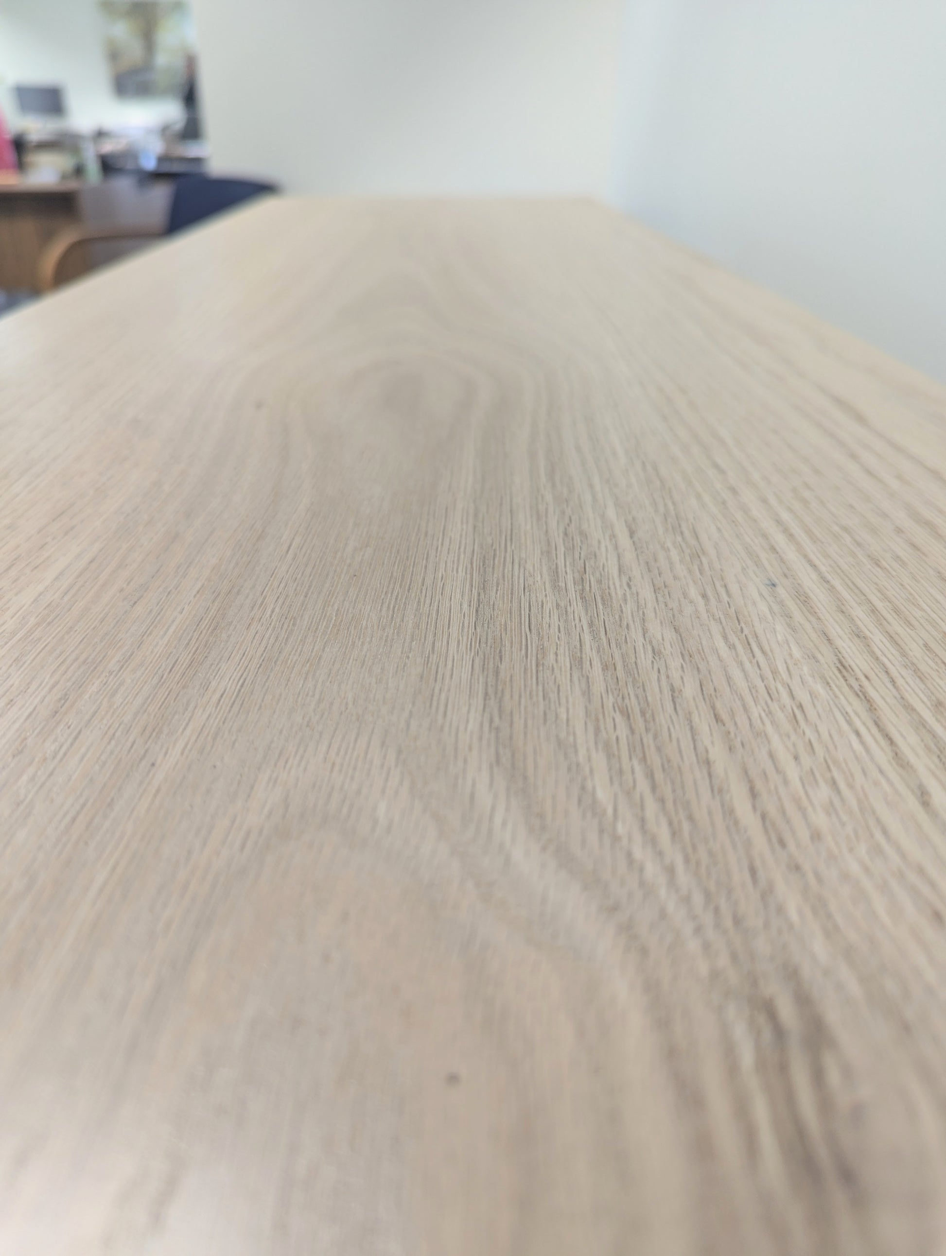 Red Oak Wood Coffee Bar Cabinet with Built In Doors and Shelf with Black Metal Handles