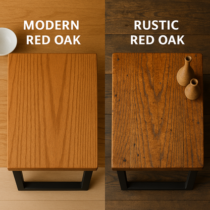 Build Your Own Dining Table - Red Oak Wood