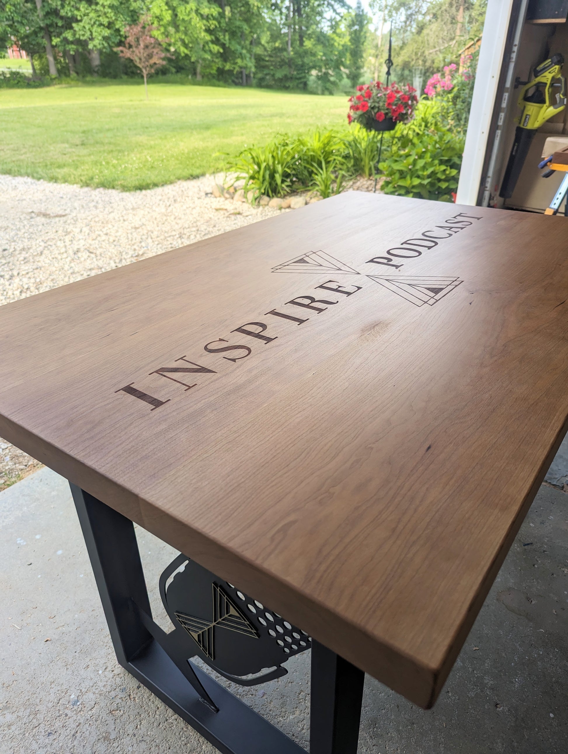Cherry table for office furniture