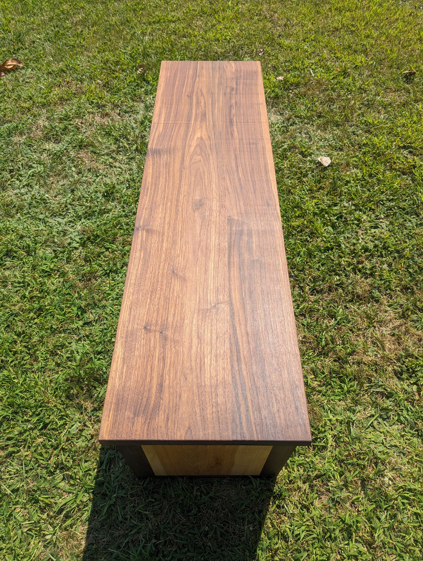Walnut and Cherry Storage Bench